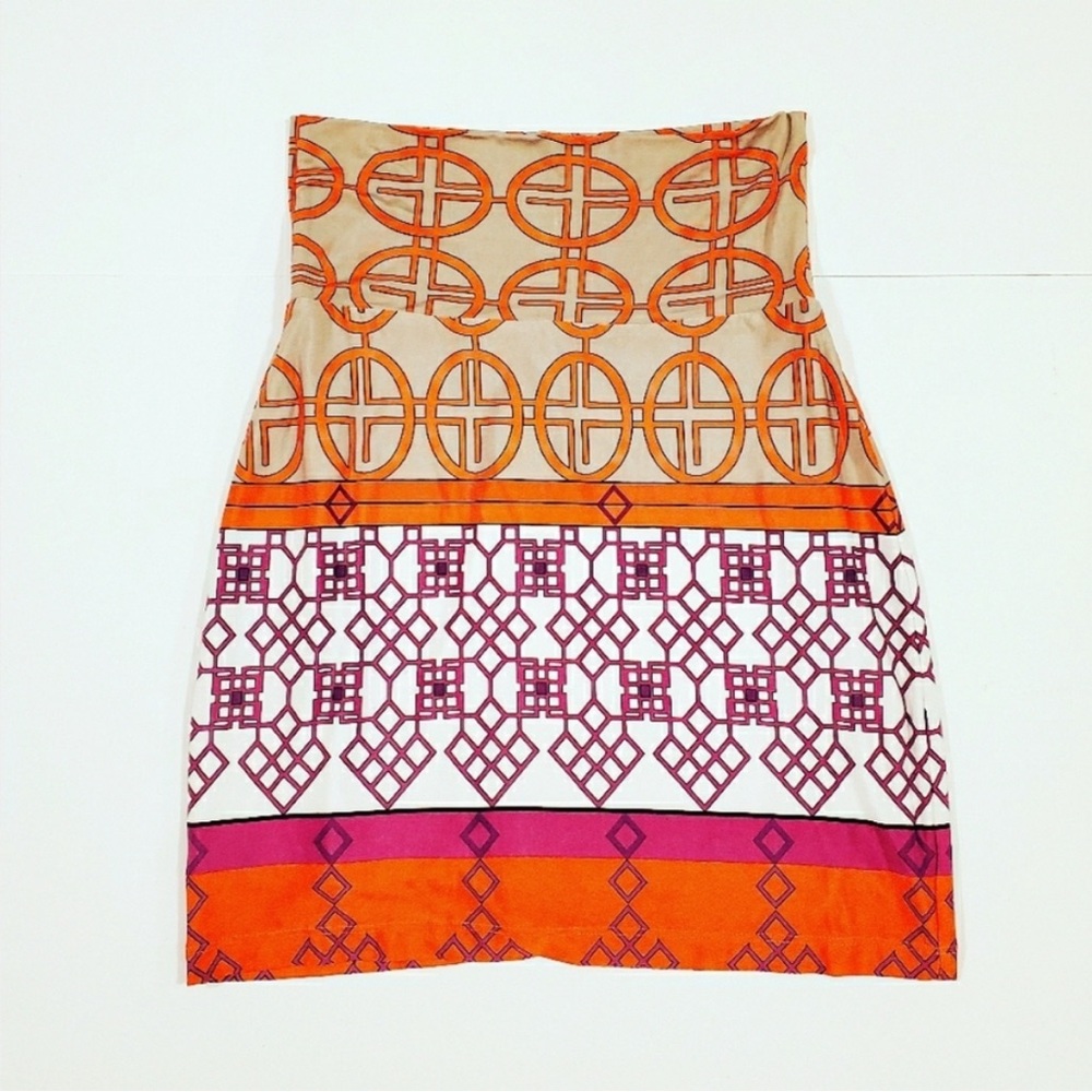 Analili Geometric Mini Skirt